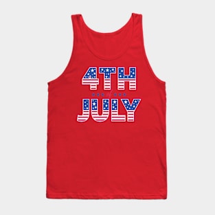 4th Of July American Tank Top